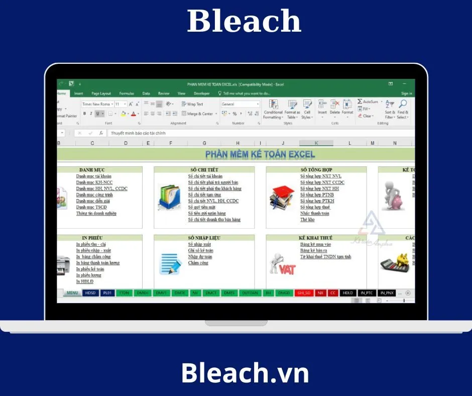 Phần mềm kế toán miễn phí Excel – Tiết kiệm chi phí cho doanh nghiệp nhỏ