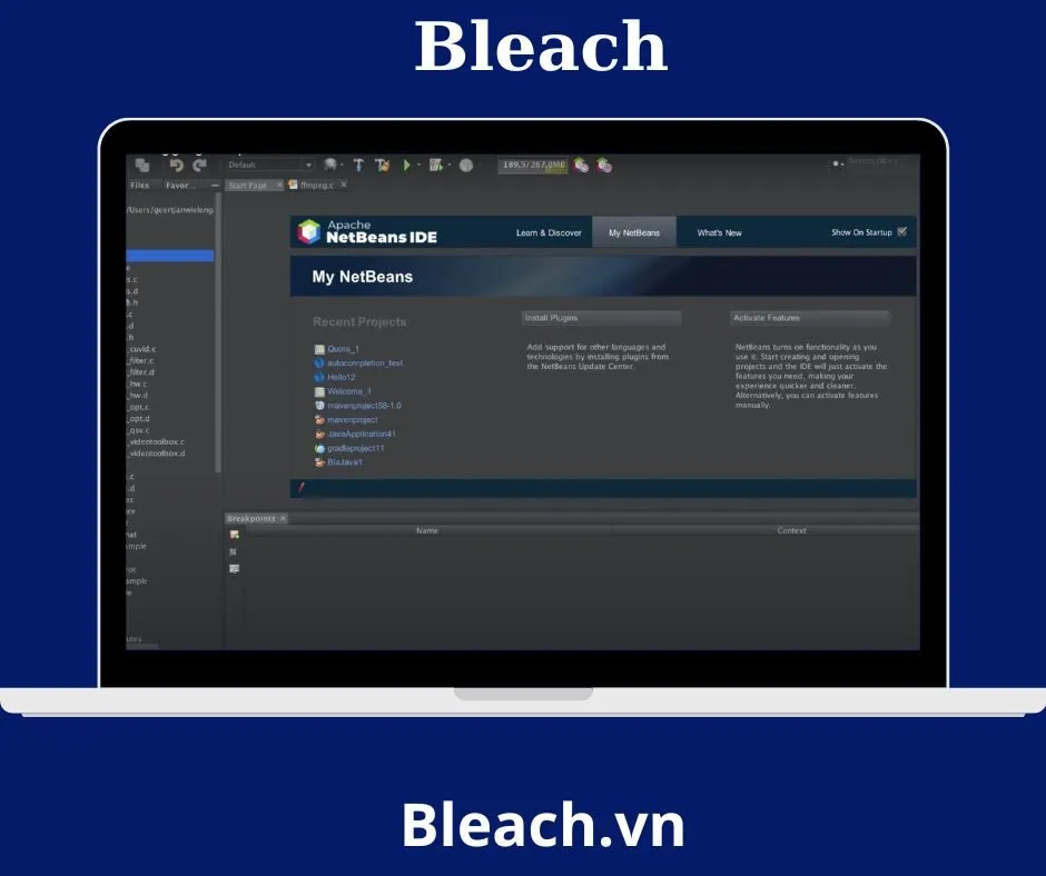 Phần mềm lập trình Apache NetBeans
