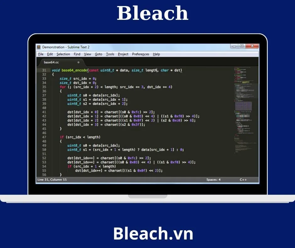 Phần mềm lập trình Sublime Text