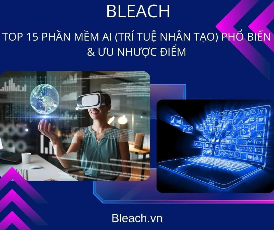 Top 15 Phần Mềm AI (Trí Tuệ Nhân Tạo) Phổ Biến & Ưu Nhược Điểm