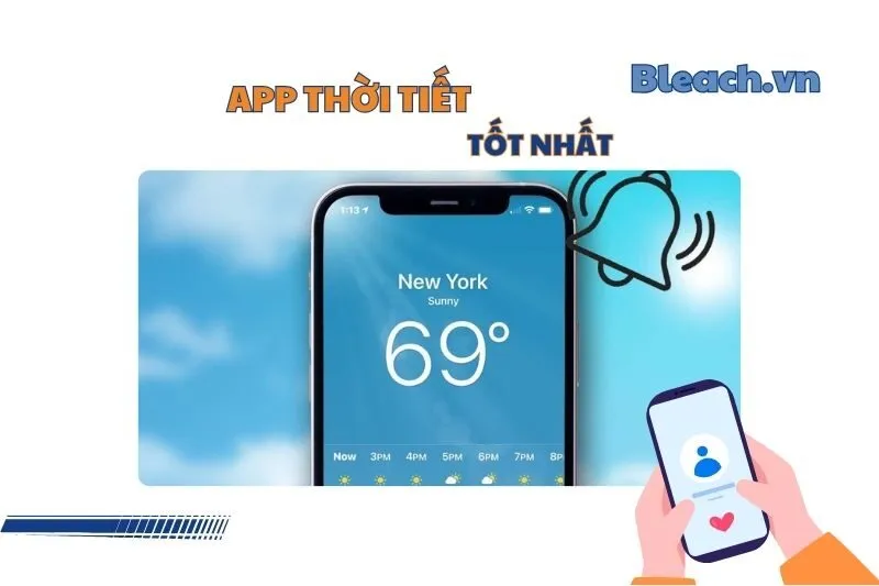 Ứng dụng thời tiết 2025: NOAA Radar Pro, Yahoo Weather, YoWindow và hơn nữa